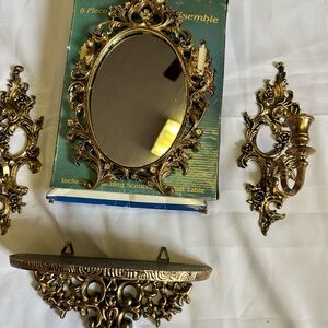 Elegant 4 piece Mirror  Ensemble